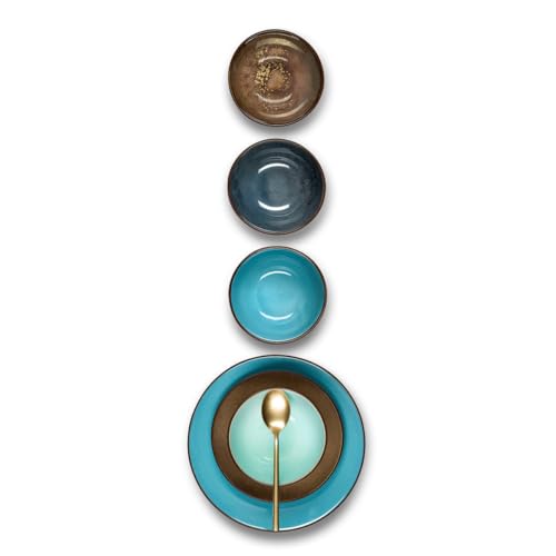 m-dard-de-noblat-feeling-assiette-gourmet-gr-s-indigo-24-5-cm-lot-6 image 5