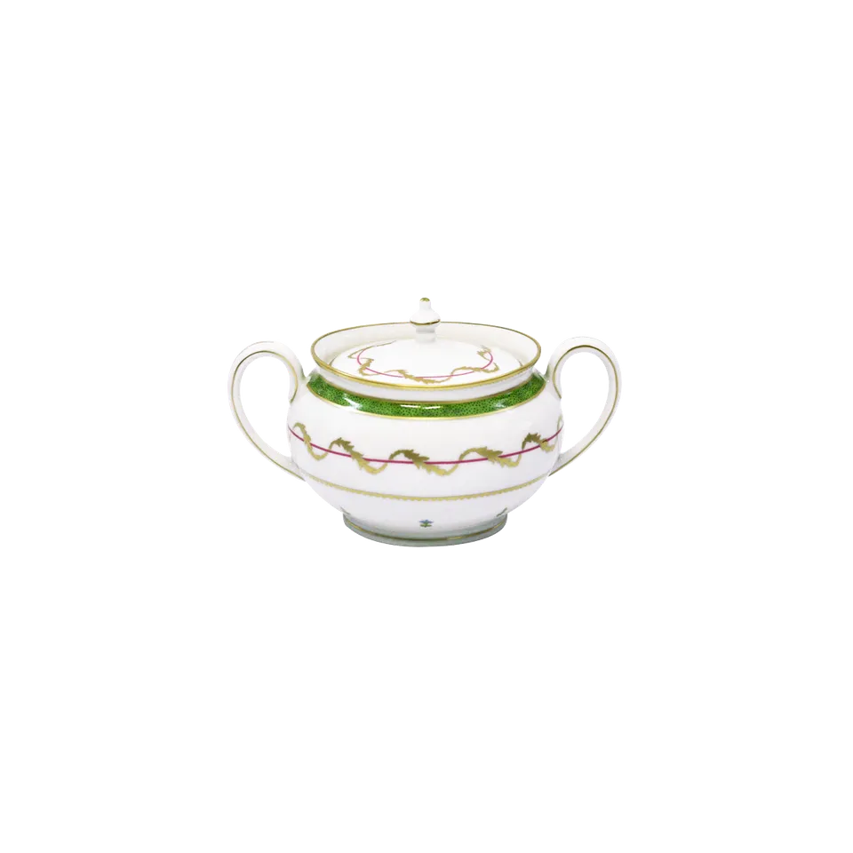 haviland-vieux-paris-vert-sucrier-porcelaine-vert image 1