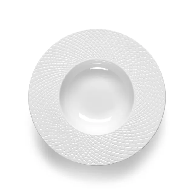 m-dard-de-noblat-sherane-assiette-creuse-porcelaine-blanc-20-cm-lot-6 image 1