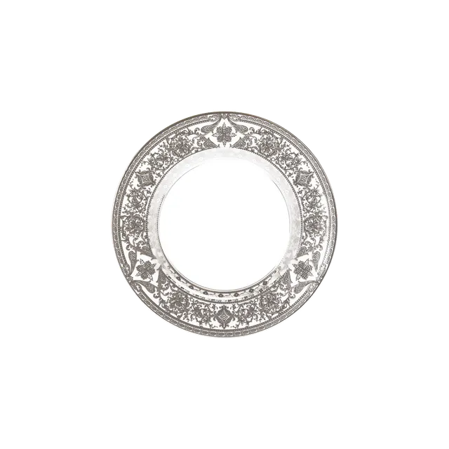 haviland-matignon-assiette-pain-porcelaine-blanc-platine image 1