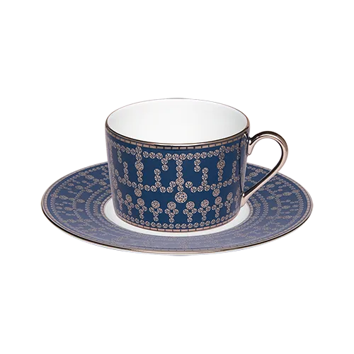 haviland-tiara-tasse-th-soucoupe-porcelaine-bleu-de-prusse image 1