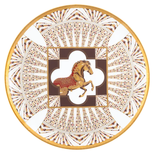 haviland-cavalier-royal-plat-tarte-en-porcelaine image 1