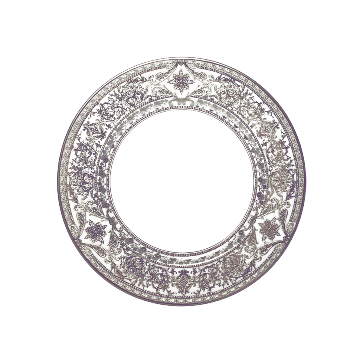 haviland-matignon-assiette-dessert-blanc-platine image 1