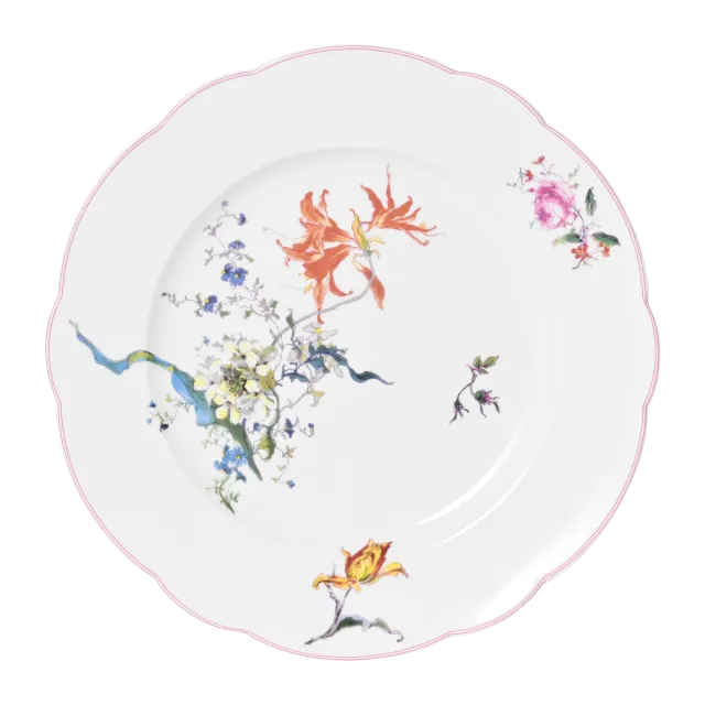 haviland-h-ritage-assiette-d-ner-fleurs-d-auteuil-porcelaine image 1