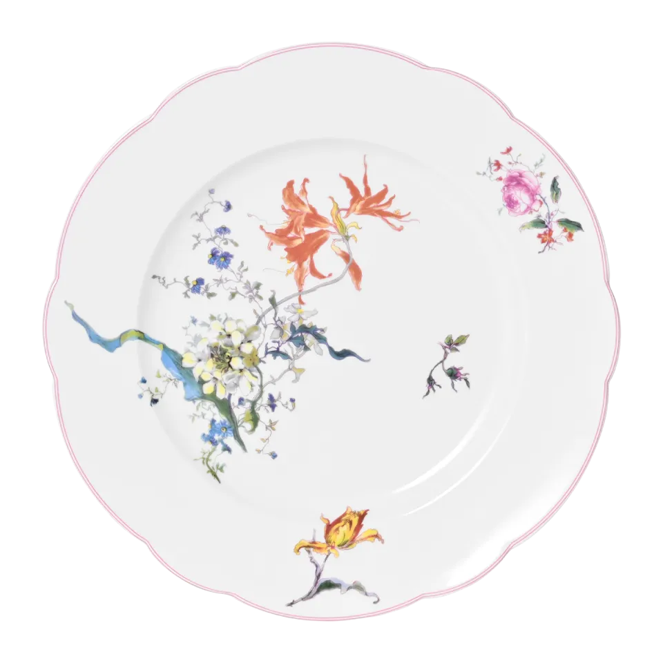 haviland-h-ritage-assiette-d-ner-fleurs-d-auteuil-porcelaine image 1