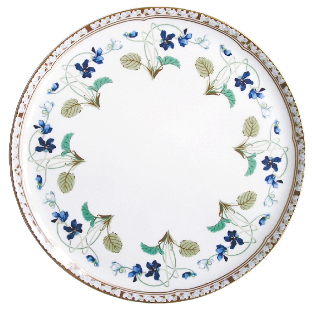 haviland-imp-ratrice-eug-nie-plat-tarte-porcelaine-blanc image 1