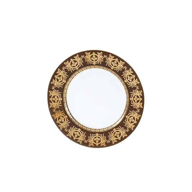 haviland-ritz-imp-rial-assiette-pain-bronze-porcelaine image 1