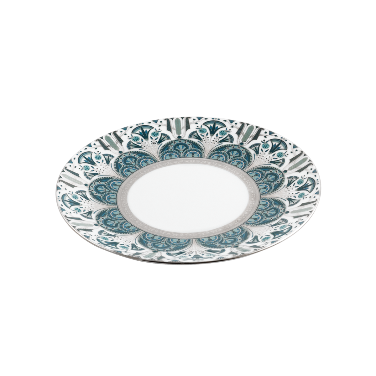 haviland-r-ves-du-nil-assiette-dessert-21-cm-vert-platine image 2