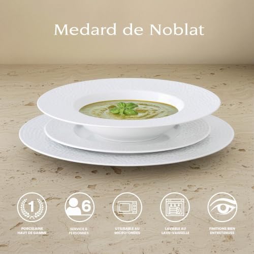 m-dard-de-noblat-urban-service-18-assiettes-blanc-porcelaine image 8