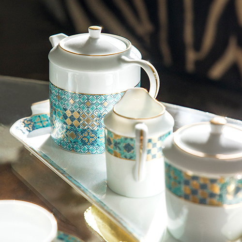 haviland-portofino-sucrier-porcelaine-blanc image 2
