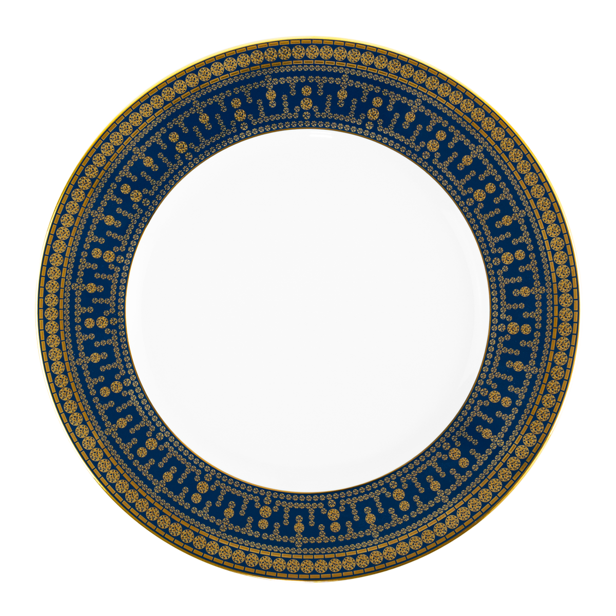 haviland-tiara-assiette-d-ner-porcelaine-bleu-prusse-or image 1