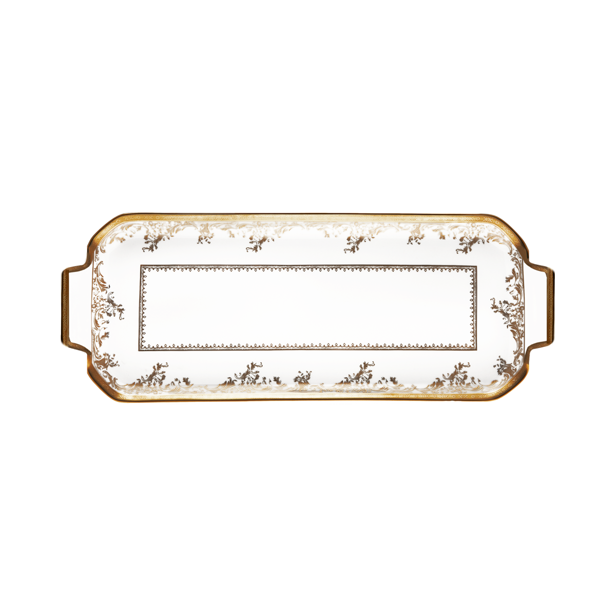 haviland-diplomate-plat-cake-porcelaine-blanche-limoges image 1