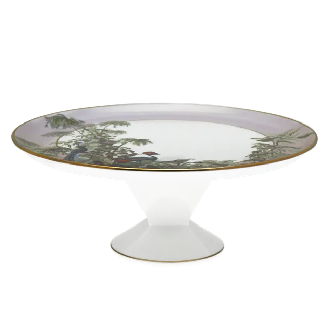 haviland-le-br-sil-plat-tarte-sur-pied-porcelaine image 1