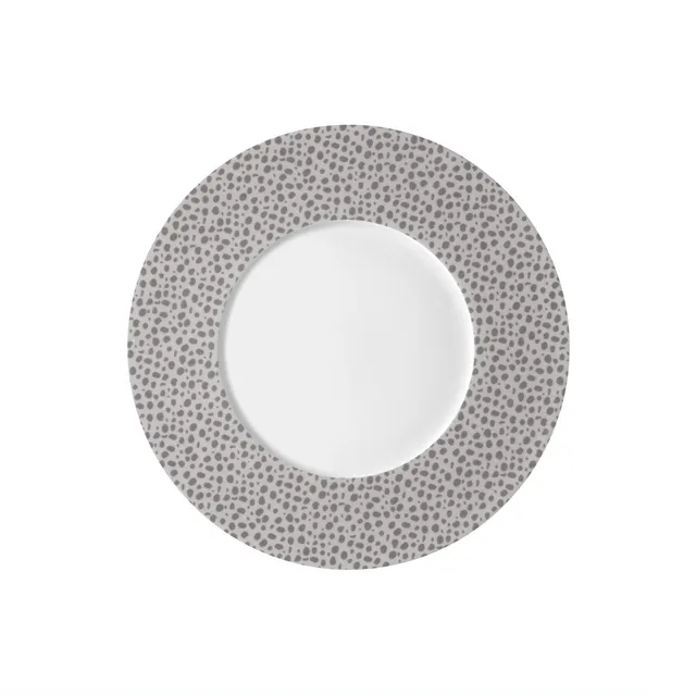 m-dard-de-noblat-baghera-assiette-dessert-23-cm-lot-6-platine-porcelaine image 1