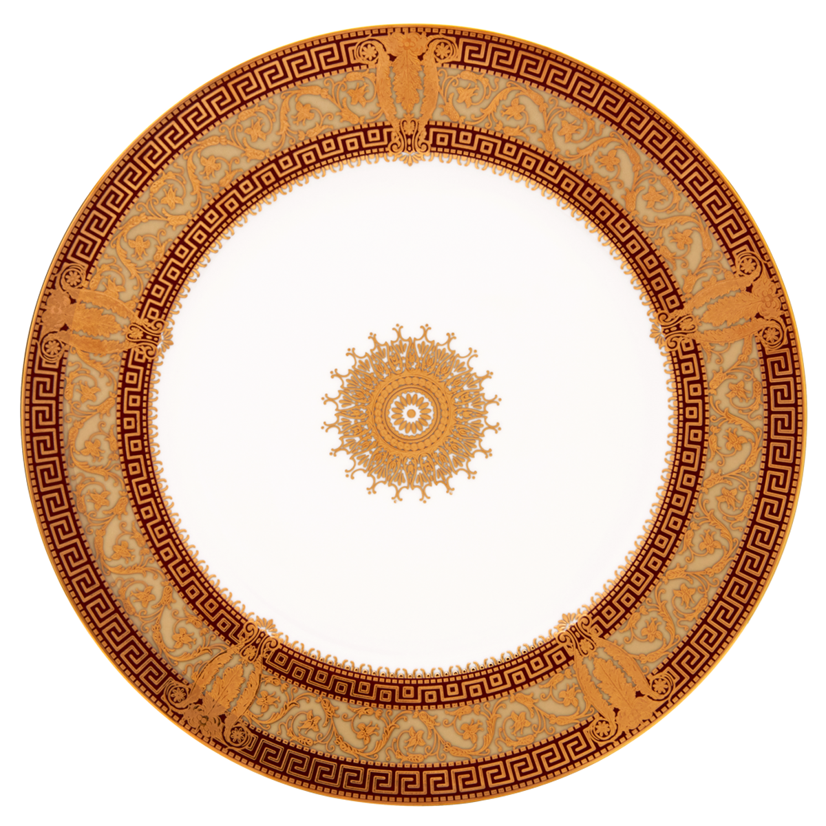 haviland-salon-murat-assiette-pr-sentation-porcelaine-cerise-or image 1
