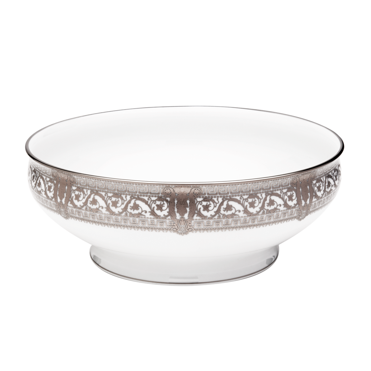 haviland-salon-murat-saladier-blanc-platine-porcelaine image 1