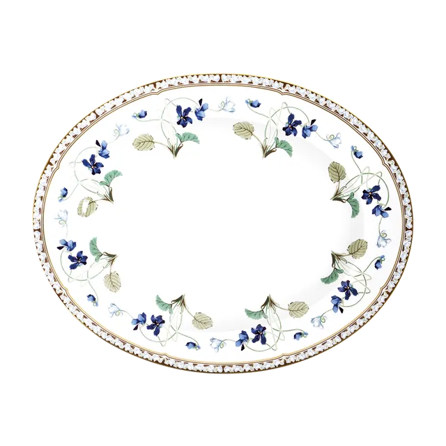 haviland-imp-ratrice-eug-nie-plat-ovale-porcelaine-limoges image 1