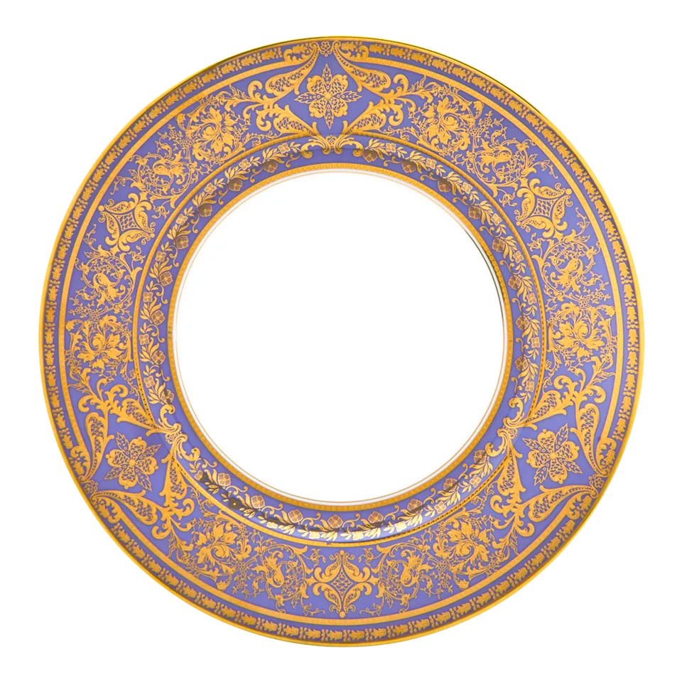 haviland-matignon-assiette-d-ner-lavande-or-porcelaine image 1