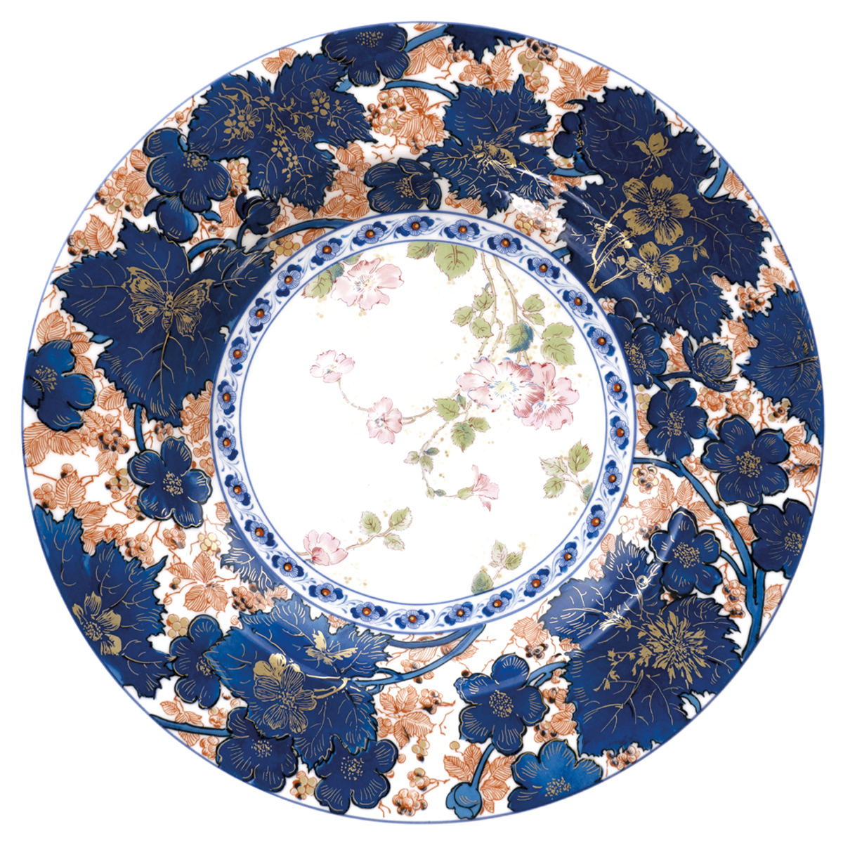 haviland-dammouse-plat-rond-creux-porcelaine-blanc image 1