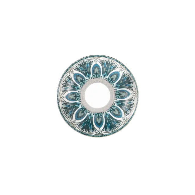 haviland-r-ves-du-nil-assiette-pain-vert-platine-porcelaine image 1