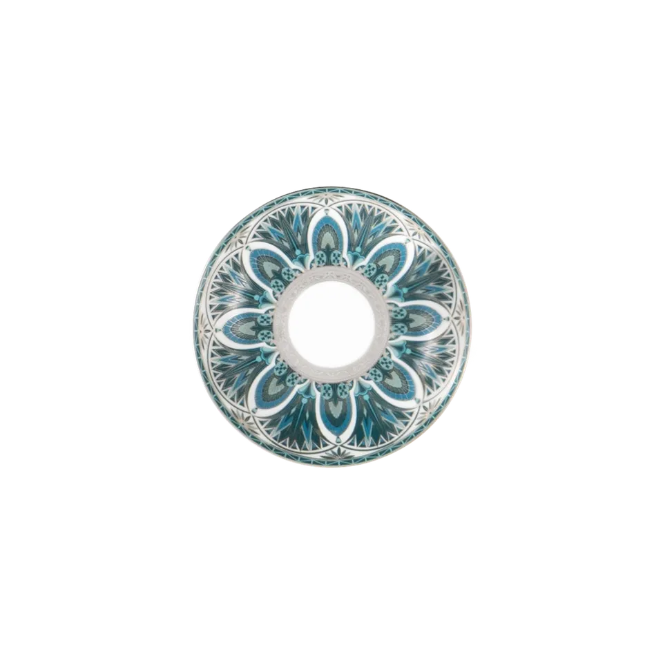 haviland-r-ves-du-nil-assiette-pain-vert-platine-porcelaine image 1