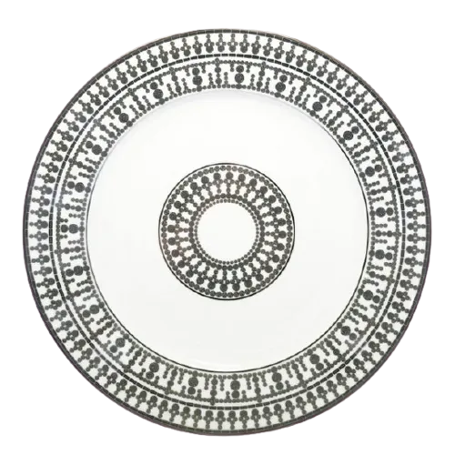 haviland-tiara-assiette-de-pr-sentation-blanc-platine-porcelaine image 1