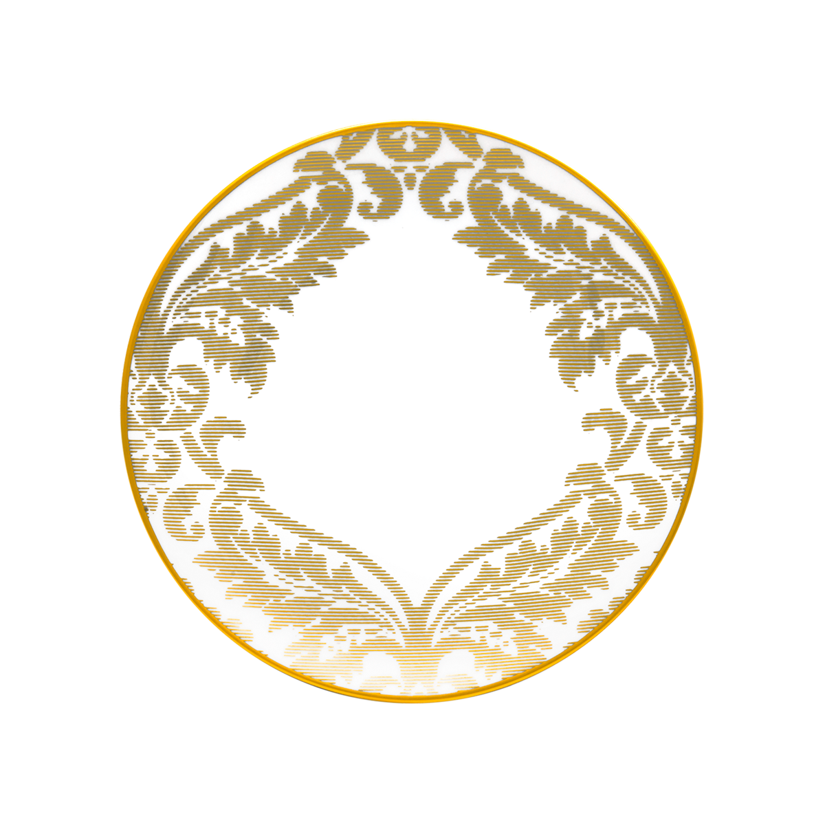 haviland-damass-assiette-dessert-blanche-porcelaine image 1