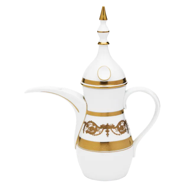 haviland-imp-rator-cafeti-re-orientale-porcelaine-blanc-or image 1