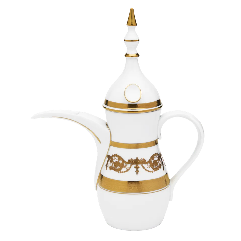 haviland-imp-rator-cafeti-re-orientale-porcelaine-blanc-or image 1