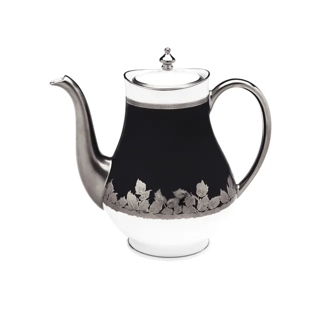 haviland-feuille-de-platine-plat-ovale-porcelaine image 1