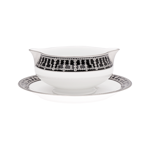 haviland-tiara-sauci-re-noir-platine-porcelaine image 1