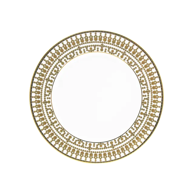 haviland-tiara-assiette-dessert-blanche-et-or image 1