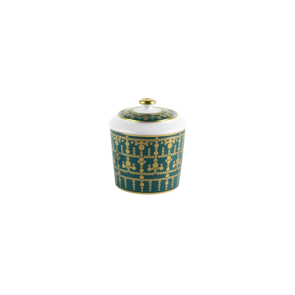 haviland-tiara-sucrier-bleu-paon-or-porcelaine image 1