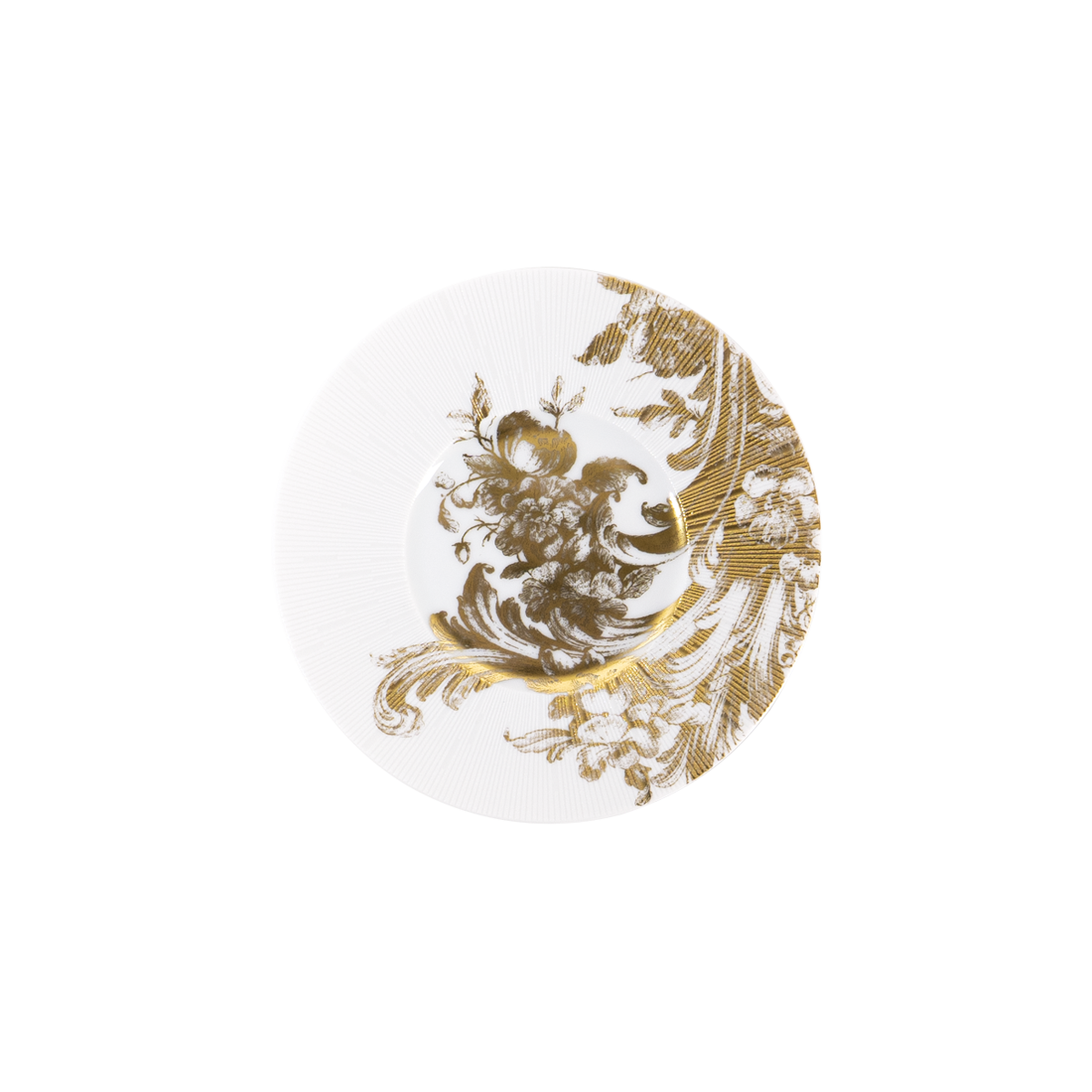 haviland-stanislas-assiette-pain-porcelaine-filet-or image 1