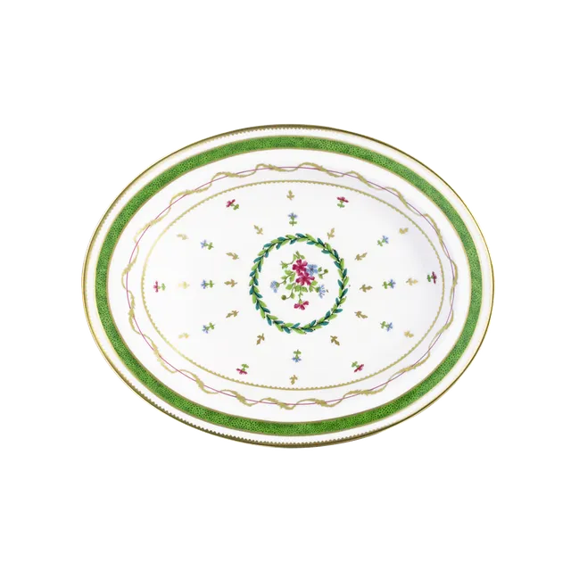 haviland-vieux-paris-vert-compotier-porcelaine image 1