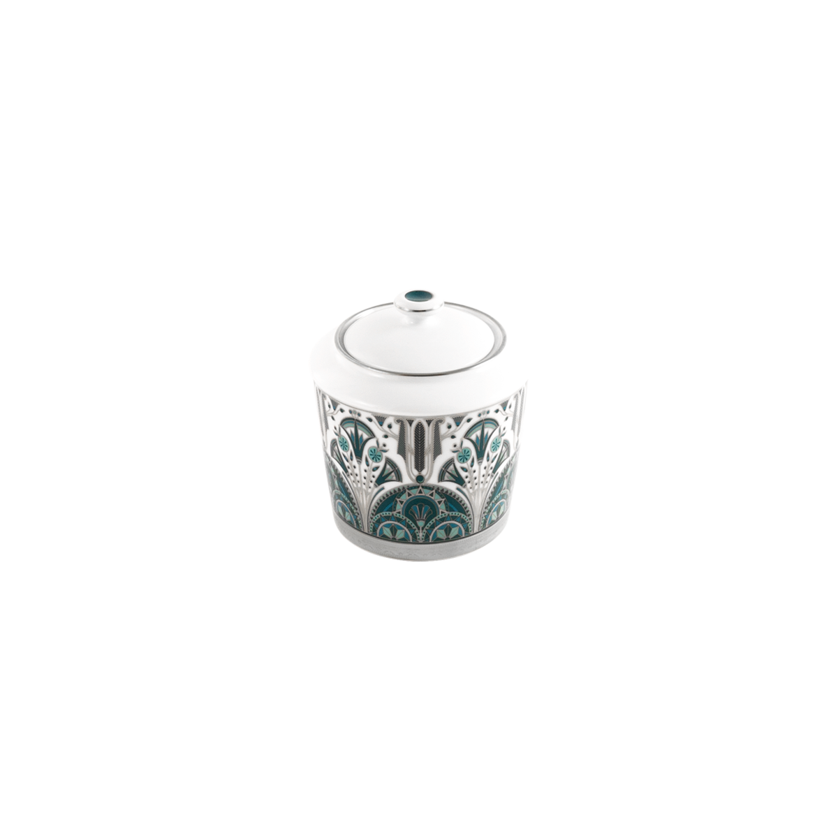 haviland-r-ves-du-nil-sucrier-porcelaine-vert-platine image 1