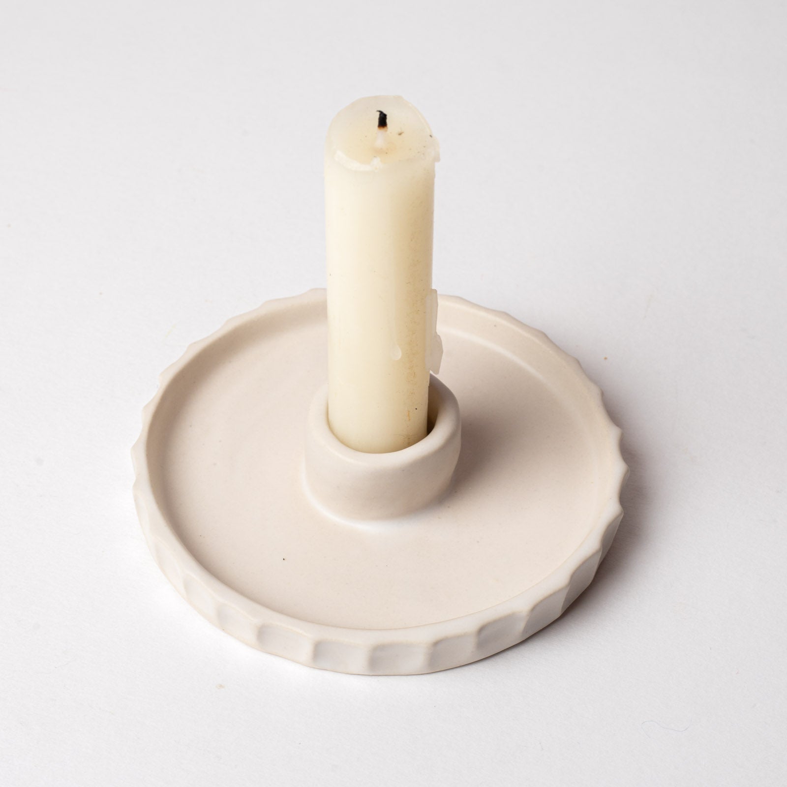 jeda-c-ramique-meringue-lot-2-bougeoirs-gr-s-blanc-mat image 3