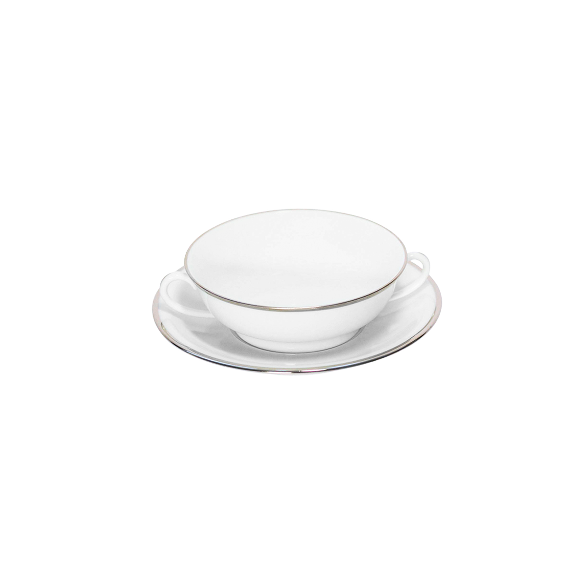 haviland-orsay-bol-bouillon-et-soucoupe-platine image 1