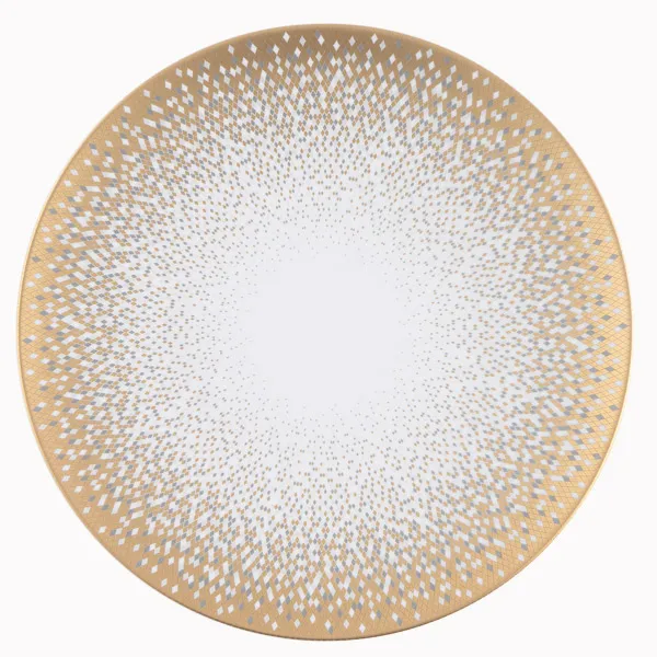 haviland-souffle-d-or-assiette-pr-sentation-porcelaine-or image 1