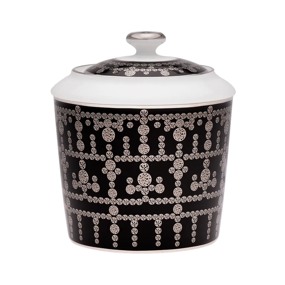 haviland-tiara-sucrier-noir-platine-en-porcelaine image 1