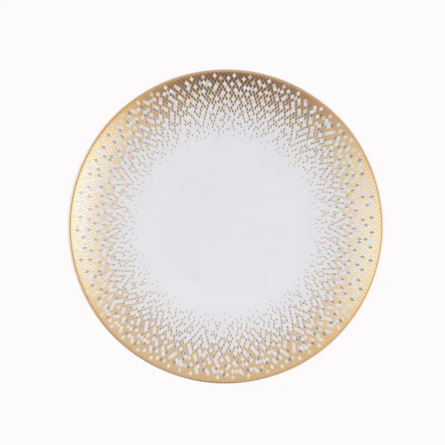 haviland-souffle-d-or-assiette-dessert-porcelaine-or image 1