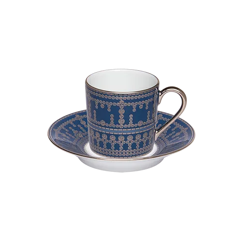 haviland-tiara-tasse-caf-bleu-de-prusse-platine image 1