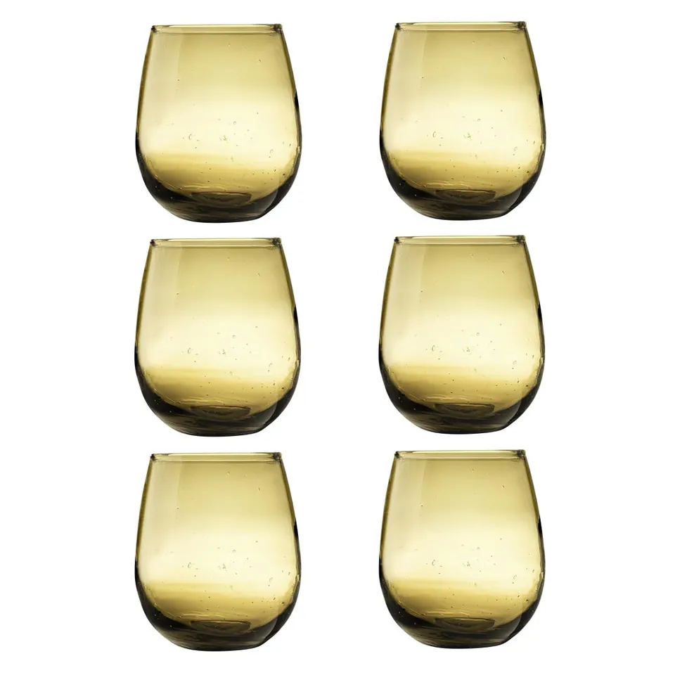 m-dard-de-noblat-nour-lot-6-gobelets-ambre-30-cl-souffl image 1