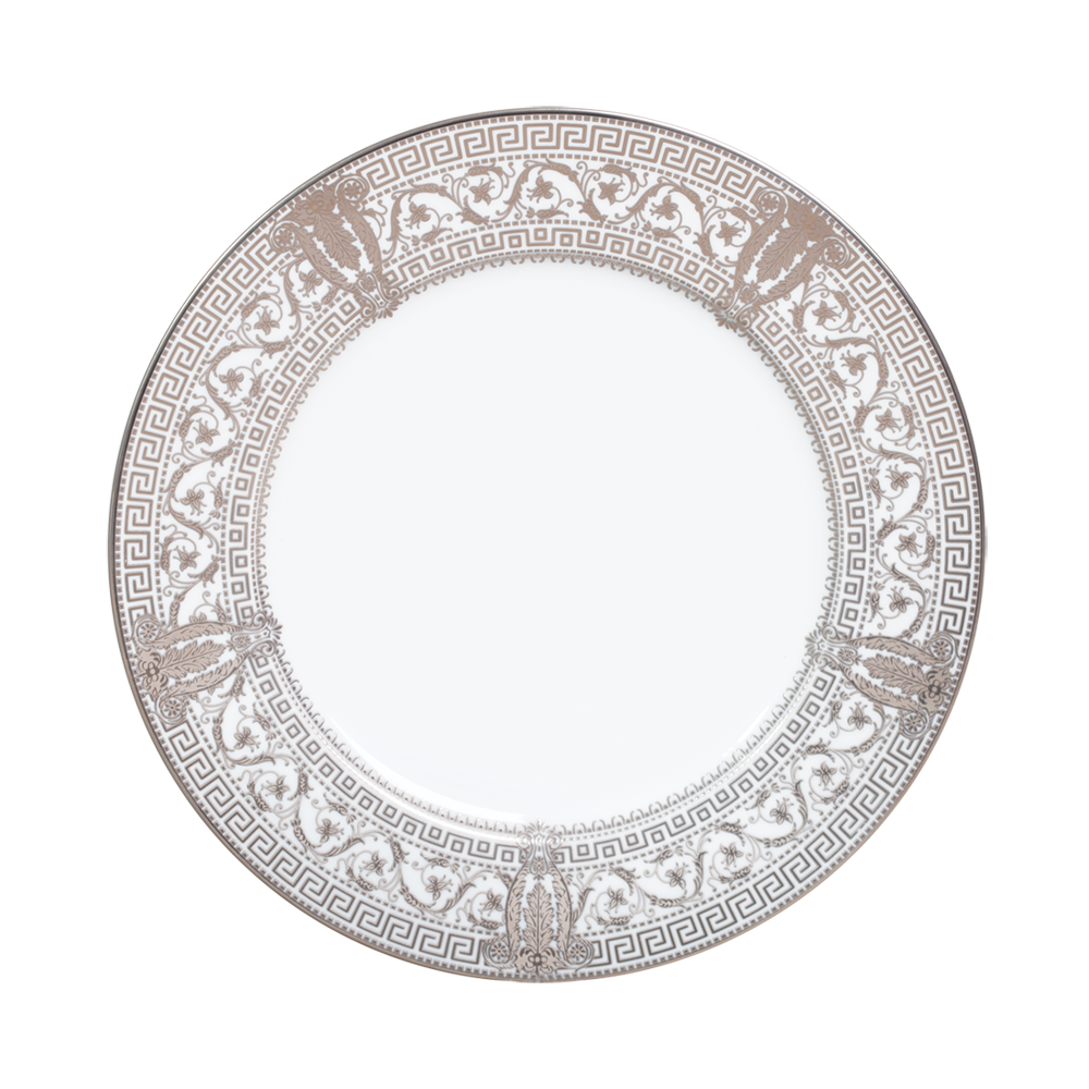 haviland-salon-murat-assiette-dessert-blanc-platine-porcelaine image 1