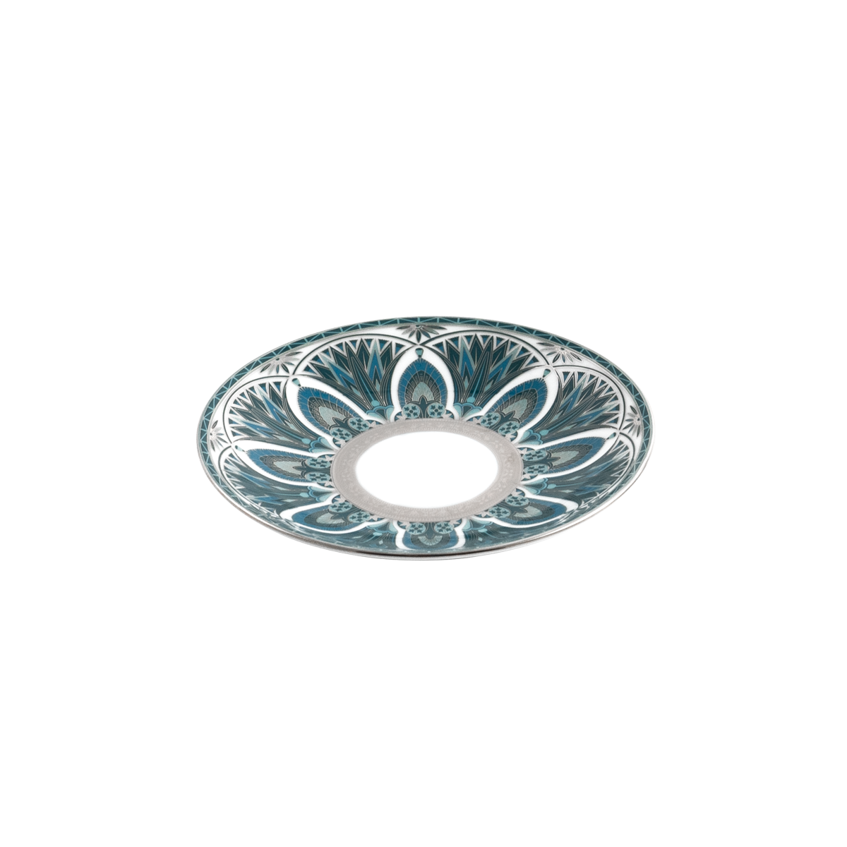 haviland-r-ves-du-nil-assiette-pain-vert-platine-porcelaine image 2