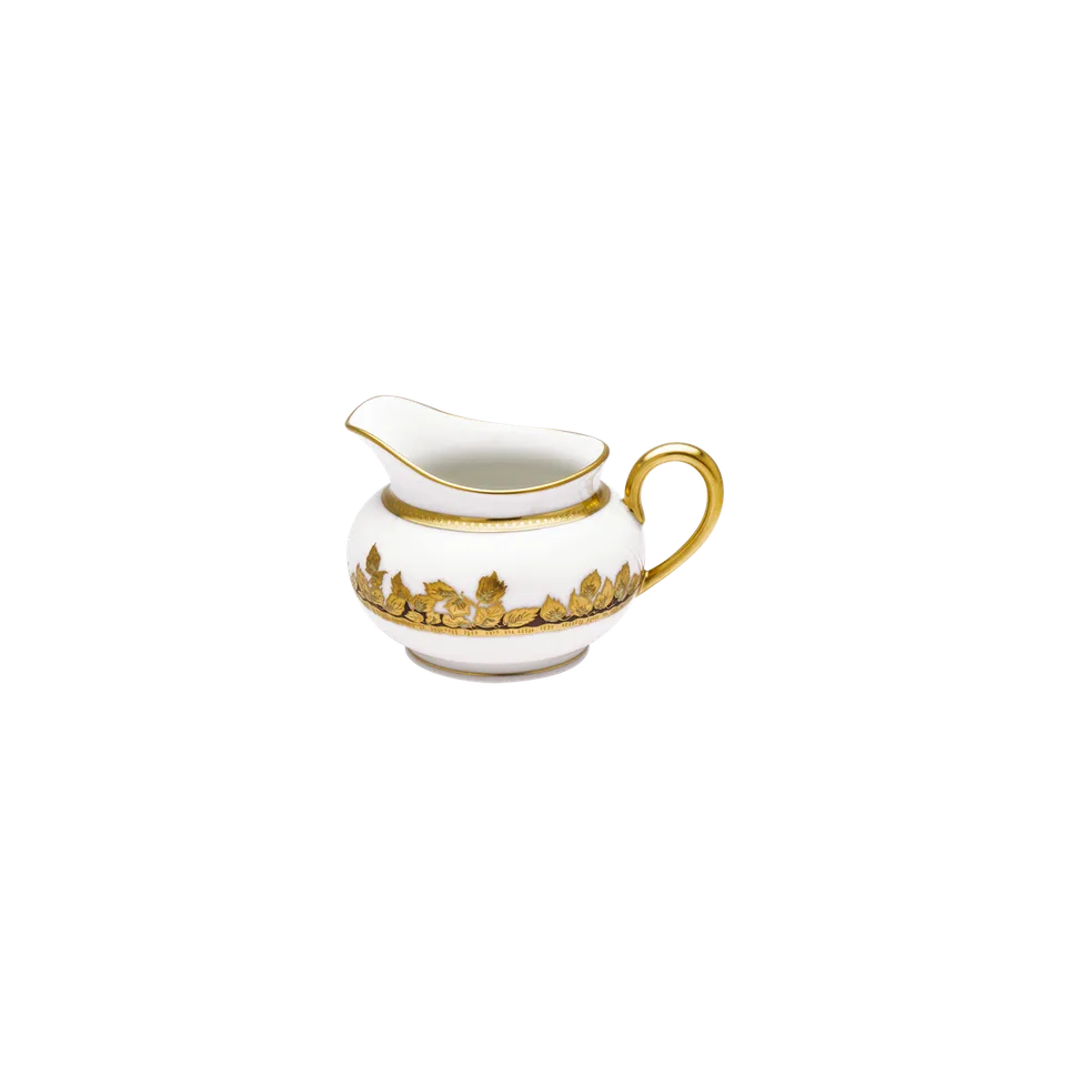 haviland-feuille-d-or-cr-mier-porcelaine-dor image 1
