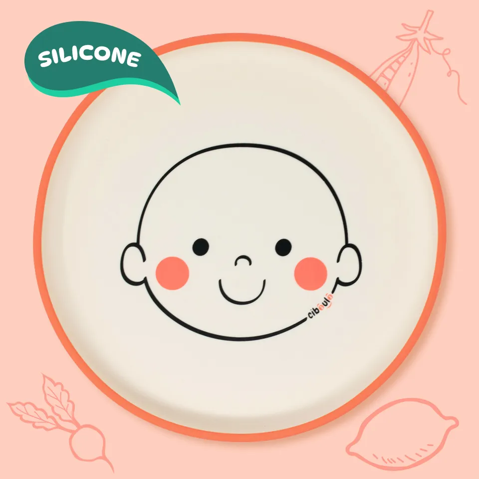 ciboulo-bonhomme-assiette-silicone-b-b-20-cm-sans-bpa image 1