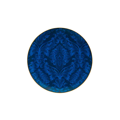 haviland-damass-ritz-paris-assiette-pain-bleu-porcelaine image 1