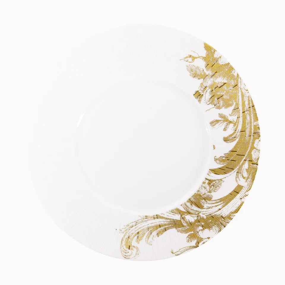 haviland-stanislas-assiette-d-ner-porcelaine-or image 1