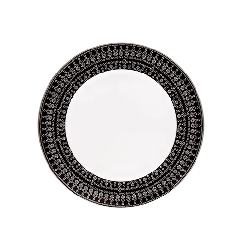 haviland-tiara-assiette-dessert-noir-platine image 1